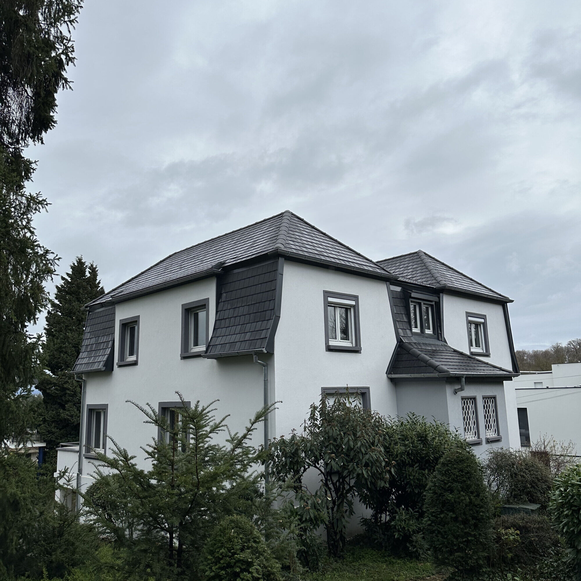 Chantier d&#8217;un ravalement de façade à Mulhouse Riedisheim