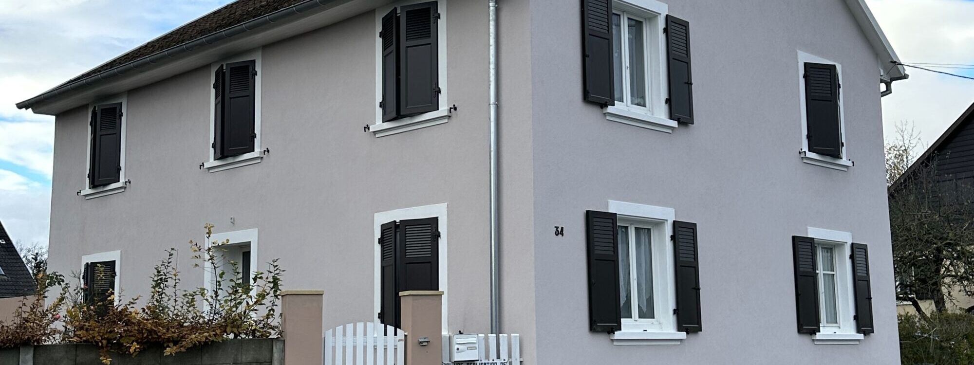 Travaux de ravalement de fa&ccedil;ade &agrave; Richwiller Kingersheim