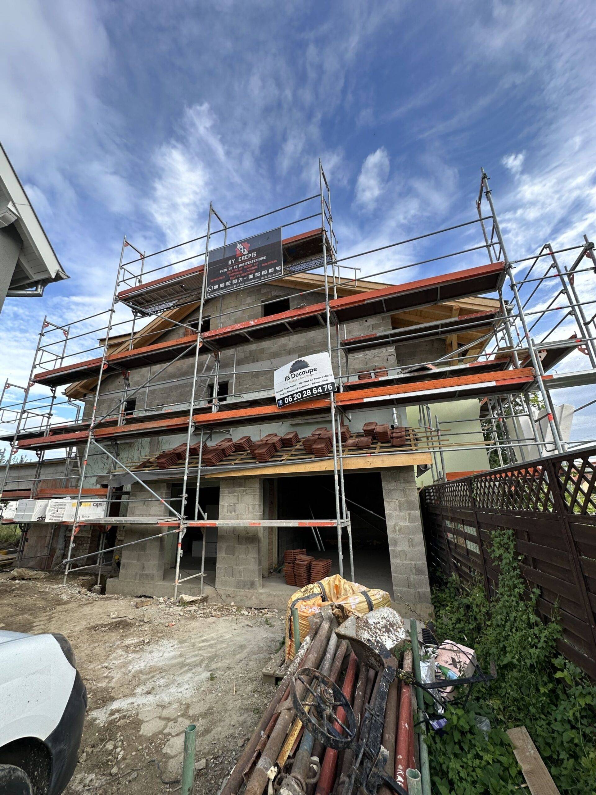 Isolation thermique par l&#8217;extérieur à Zillisheim Guebwiller 2