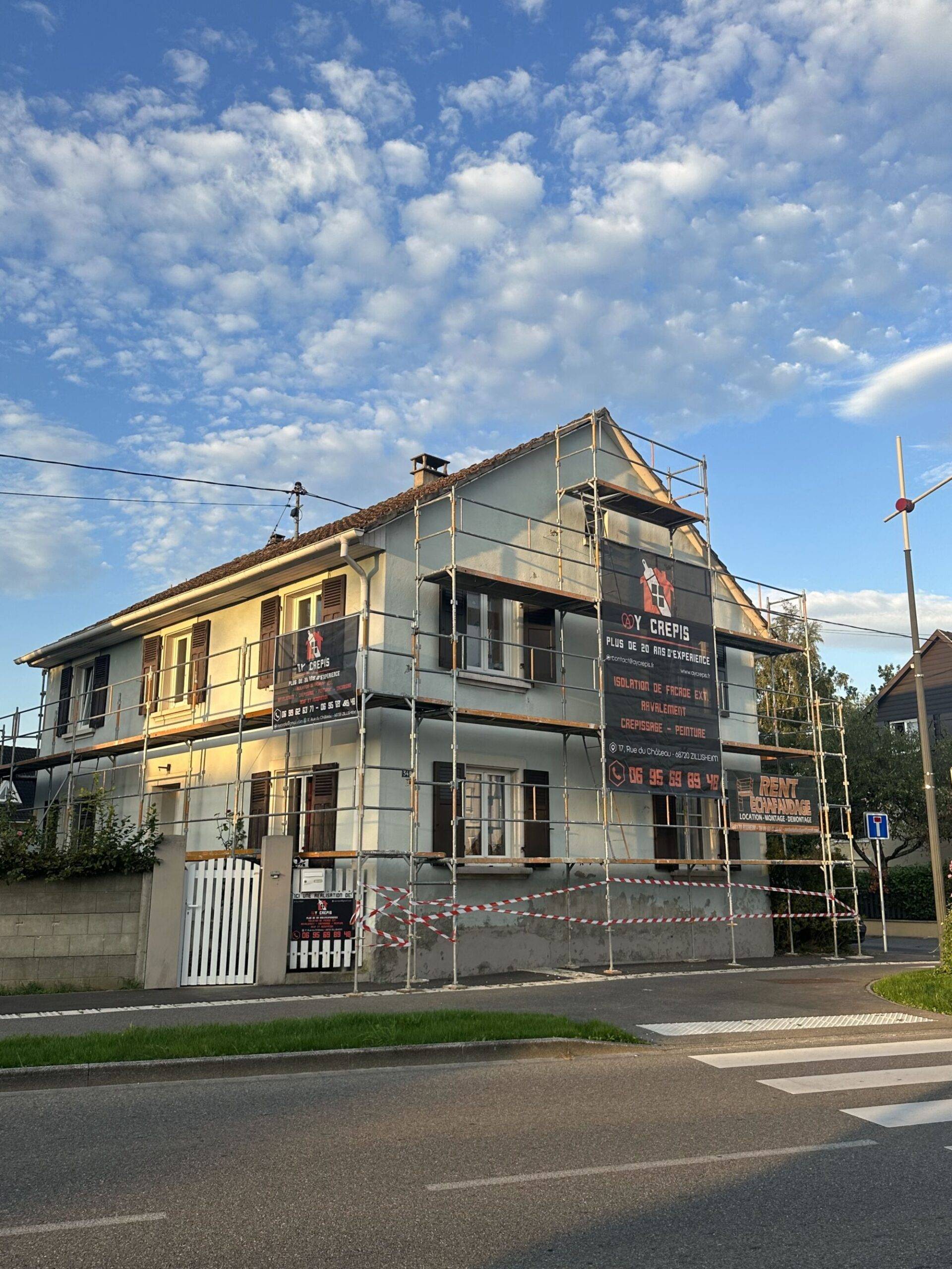 Travaux de ravalement de façade à Richwiller Kingersheim 0