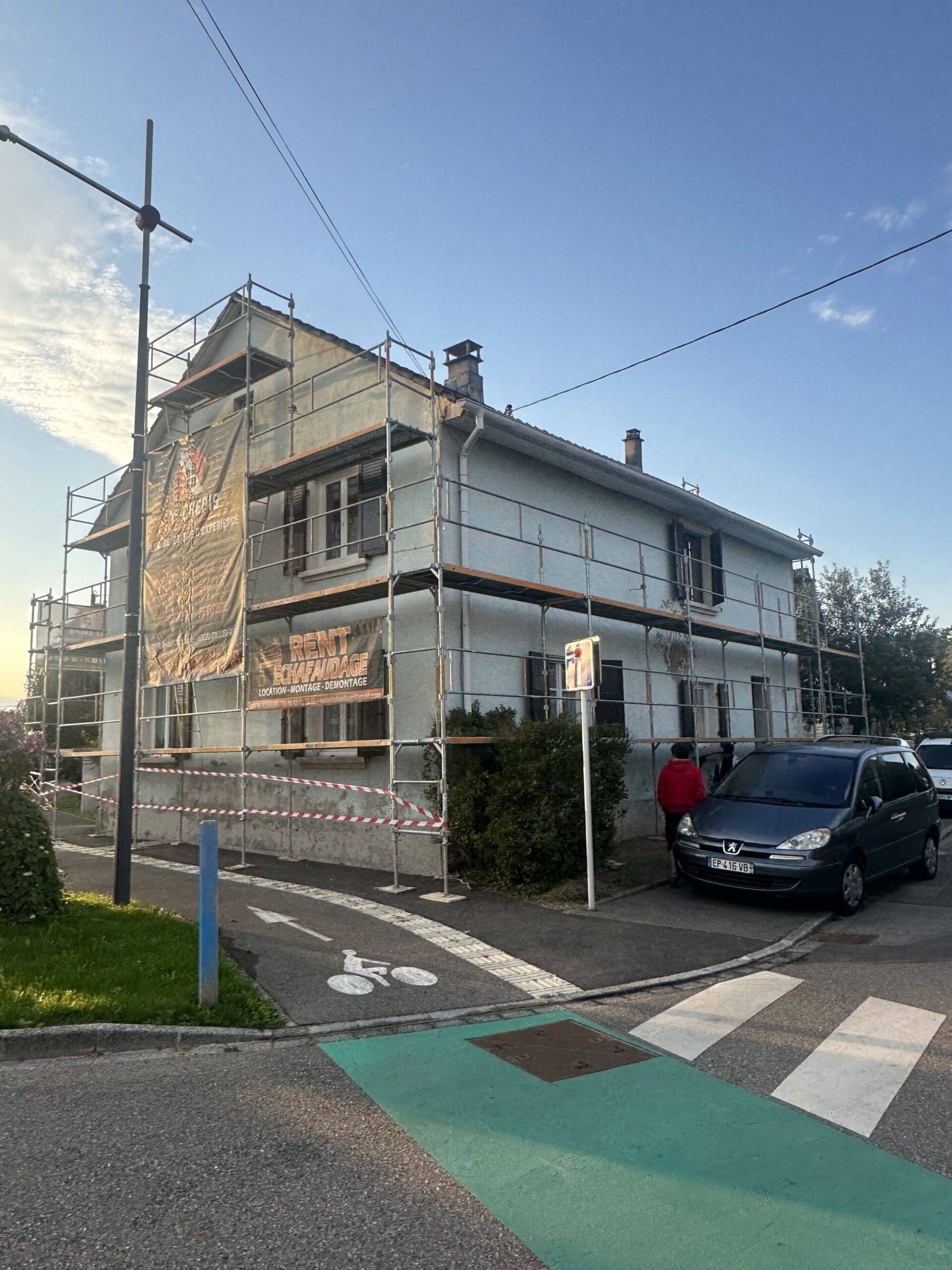 Travaux de ravalement de façade à Richwiller Illzach 1