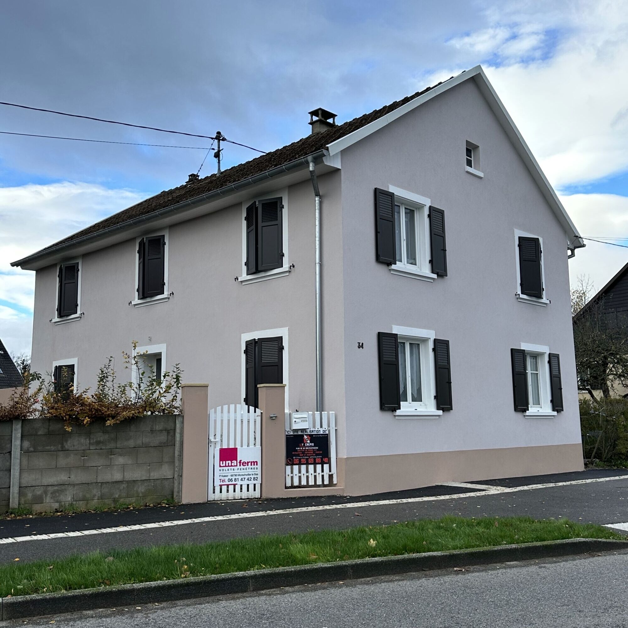 Travaux de ravalement de façade à Richwiller Kingersheim