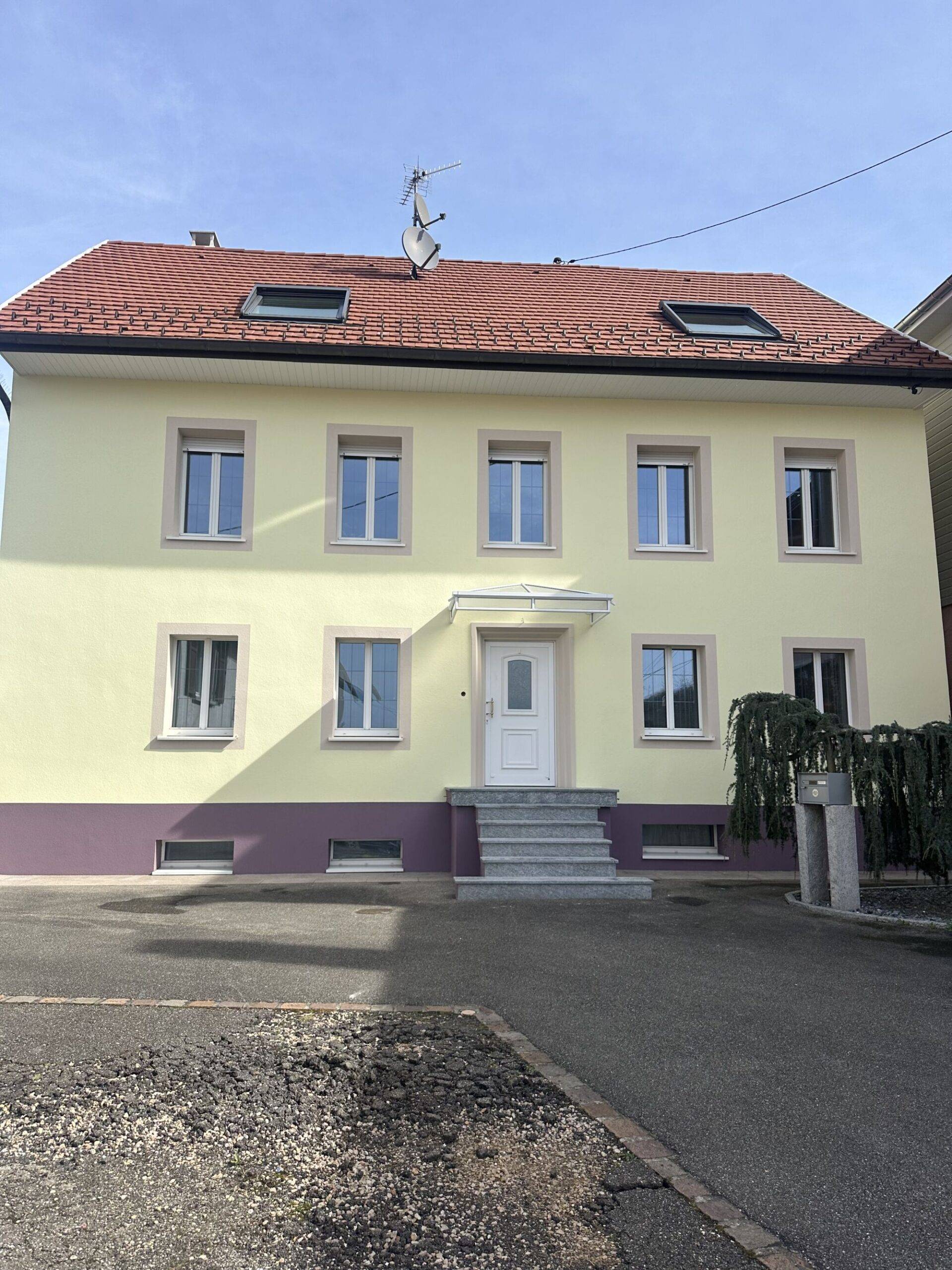 RAVALEMENT DE FACADE À PFETTERHOUSE Saint-Louis 2