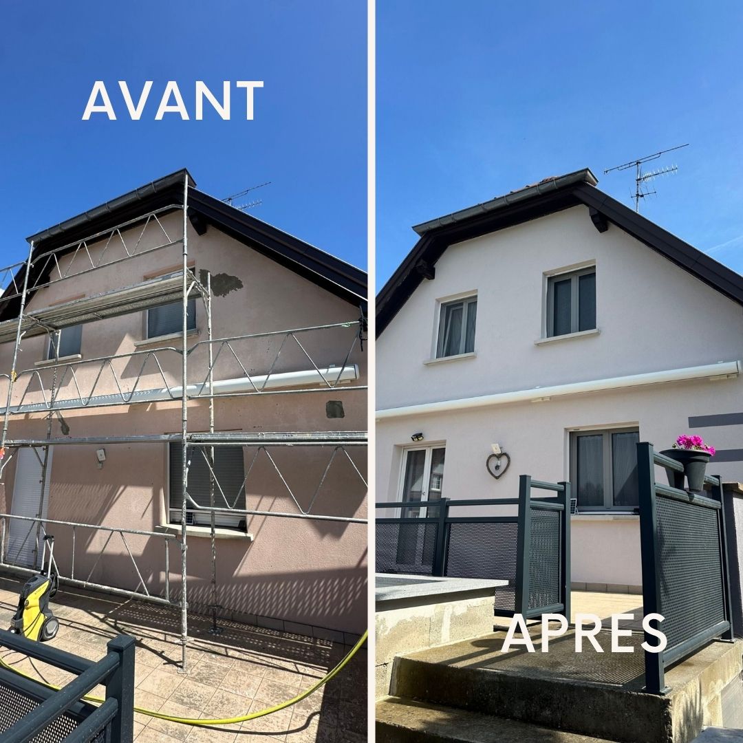 RAVALEMENT DE FACADE ARM&Eacute; &Agrave; CERNAY Belfort