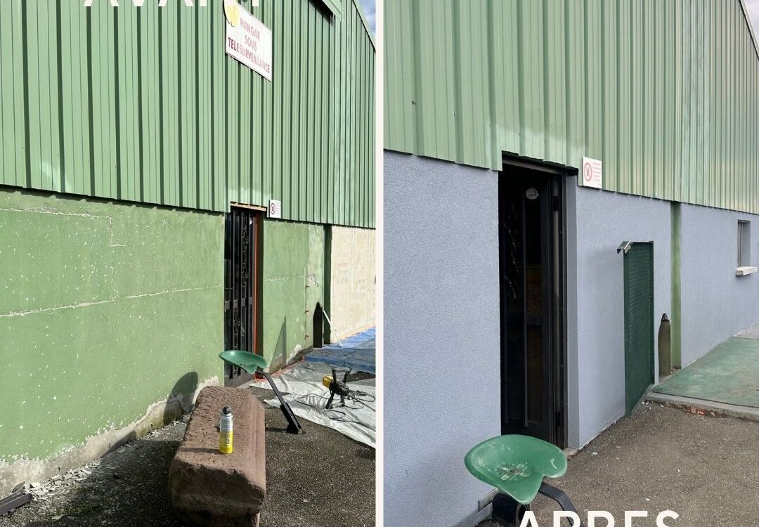 RAVALEMENT DE FACADE ARM&Eacute;E &Agrave; FLAXLENDEN Wittelsheim