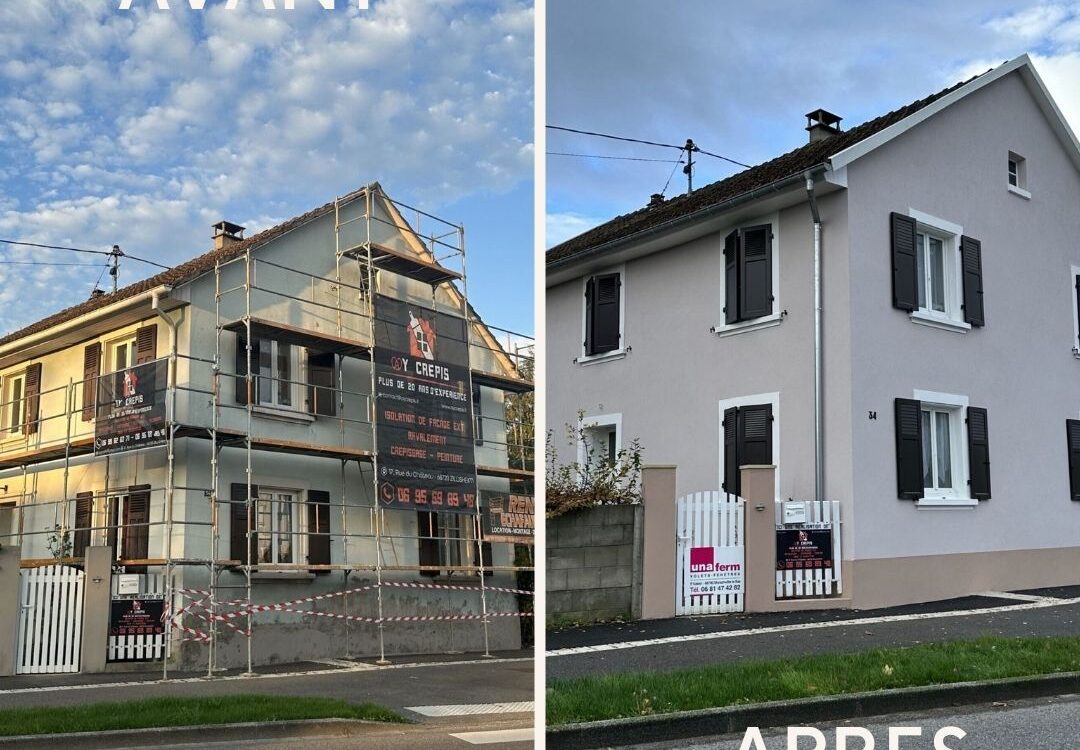 Travaux de ravalement de fa&ccedil;ade &agrave; Richwiller Kingersheim